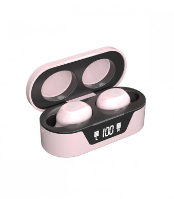 AURICULAR BLUETHOOT TOUCH CON DISPLAY NETMAK NM-BIZA ROSA