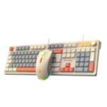 TECLADO Y MOUSE MINIMALISTA NETMAK NM-TM34