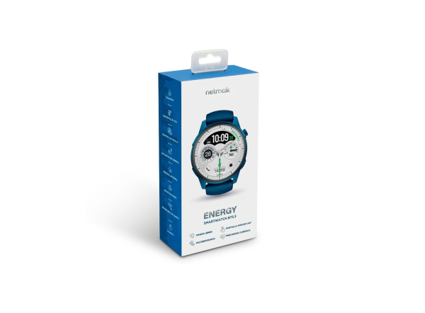 RELOJ SMARTWATCH NETMAK NM-ENERGY-A AMOLED BT 5.3 AZUL