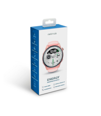 RELOJ SMARTWATCH NETMAK NM-ENERGY-P AMOLED BT 5.3 ROSA
