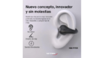 AURICULAR BLUETHOOT TOUCH CON DISPLAY NETMAK OWS CLIP ON NM-FITER