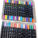 marcadores con brillo doble punta por 48 unidades