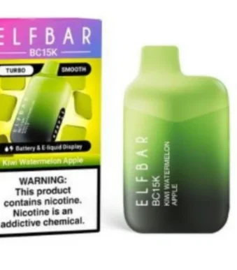 VAPER ELFBAR KIWI WATERMELON APPLE 15000 PITADAS