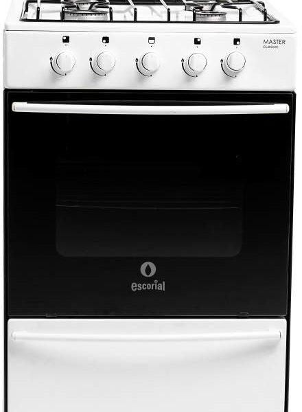 COCINA ESCORIAL MASTER CLASIC S2 BL GAS NATURAL 56CM 4 HORNALLAS