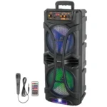 YX-H2805 PARLANTE BLUETOOTH DE 8" X2 CON MICROFONO Y CONTROL