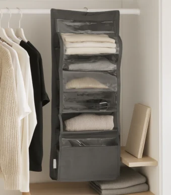 ORGANIZADOR COLGANTE PLACARD ROPA ACCESORIOS 6 ESPACIOS - DL1144