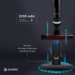 ASPIRADORA INALÁMBRICA SUONO 2 EN 1 RECARGABLE 300 ML 135W