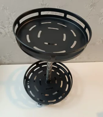 ORGANIZADOR GIRATORIO DE ESPECIAS METÁLICO DE 2 NIVELES - DL2280