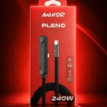CABLE PLENO TC A TC  CON SOPORTE PARA CELULAR EN L 240W MODM-00IL - MIXOR