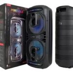 KTS-2466 PARLANTE PORTATIL BLUETOOTH 8" * 2 MICROFONO INALAMBRICO
