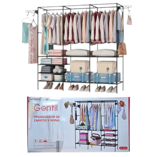 ORGANIZADOR PARA ZAPATO Y ROPA GENTIL 125*43*173CM gn-0096