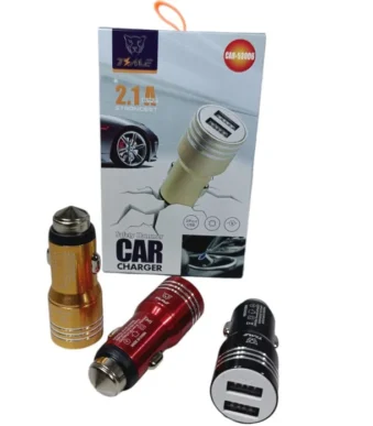 CARGADOR AUTO 2 USB 53006 TIME