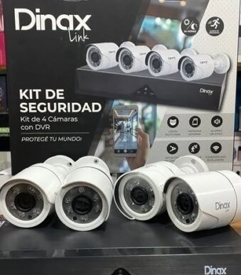 KIT 4 CAMARAS AHD CCTV DINAX