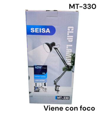 lampara de mesa mt-330 seisa con foco