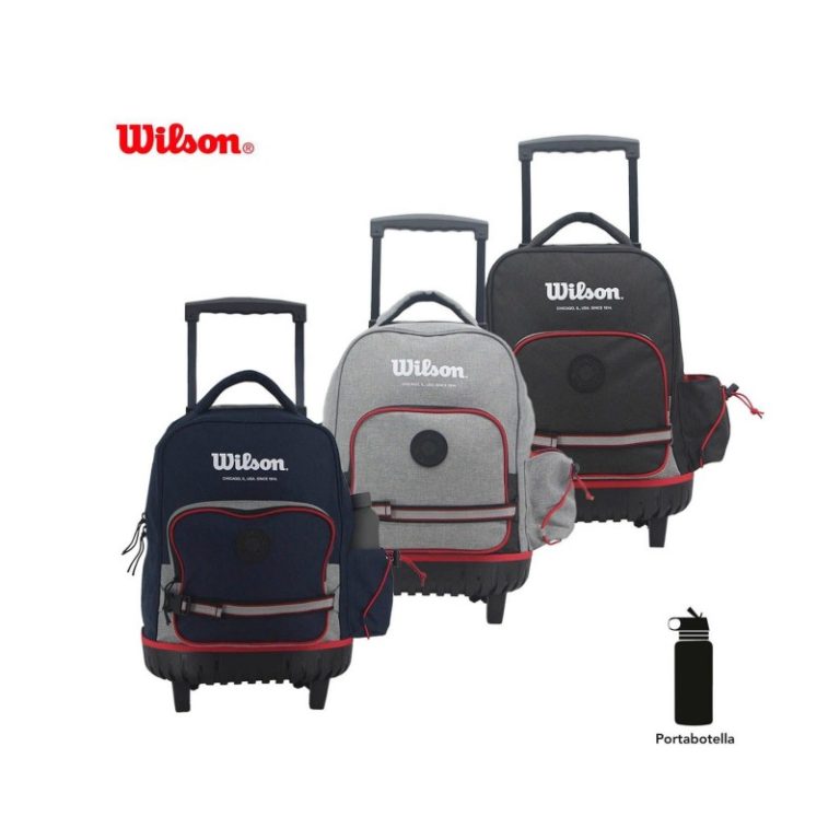 MOCHILA C/CARRO ESCOLAR WILSON 65.BC001 18"
