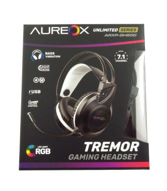 AURICULAR AUREOX TREMOR GAMING GH600 7.1 luces rgb