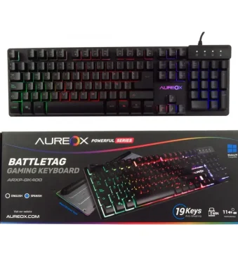 TECLADO AUREOX BATTLETAG GAMING GK400