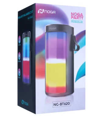 PARLANTE PORTABLE INALÁMBRICO BT CON LEDS NG-BT620