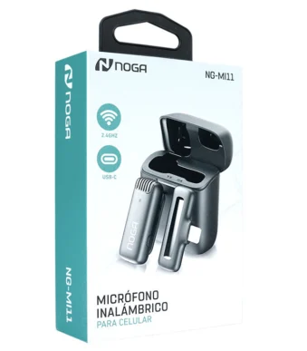 MICROFONO CORBATERO X 2 INALAMBRICO TIKTOK NOGA NET NG-M11S