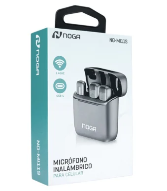 MICROFONO CORBATERO X 2 INALAMBRICO TIKTOK NOGA NET NG-M11S