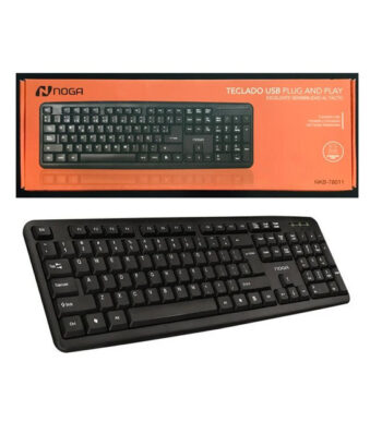 TECLADO USB PLUG AND PLAY NOGA NKB-78011