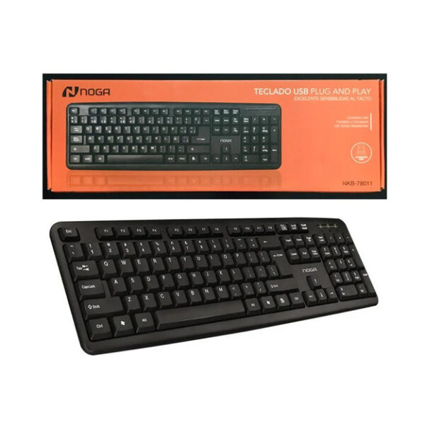 TECLADO USB PLUG AND PLAY NOGA NKB-78011