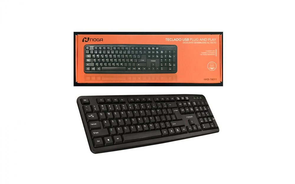 TECLADO USB PLUG AND PLAY NOGA NKB-78011 TECLADO USB PLUG AND PLAY NOGA NKB-78011