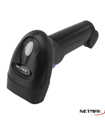 LECTOR CODIGO DE BARRAS/QR INALAMBRICO 2D NETMAK NM-LC308