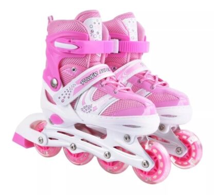 Patín Roller extensible Sport Azul g-604l talle 34 al 37