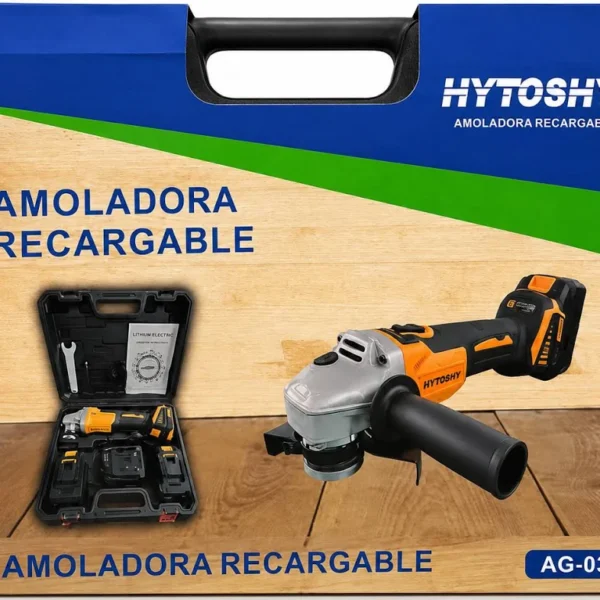 AMOLADORA RECARGABLE CON ACCESORIOS HYTOHY AG-03