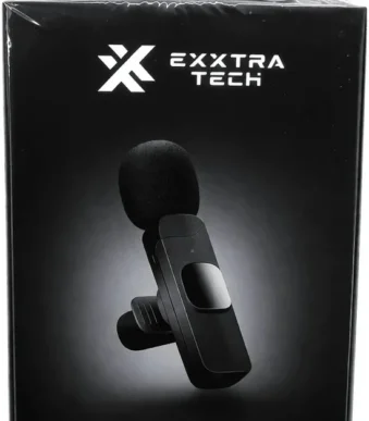 MICROFONO CORBATERO INALAMBRICO TIKTOK K9 FICHA TIPO C EXXTRATECH