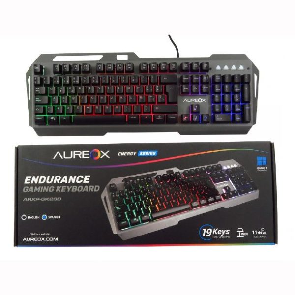 TECLADO AUREOX ENDURANCE GAMING GK200