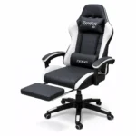 SILLA GAMER NOGA BLANCA Y NEGRA TYPHON BK BN
